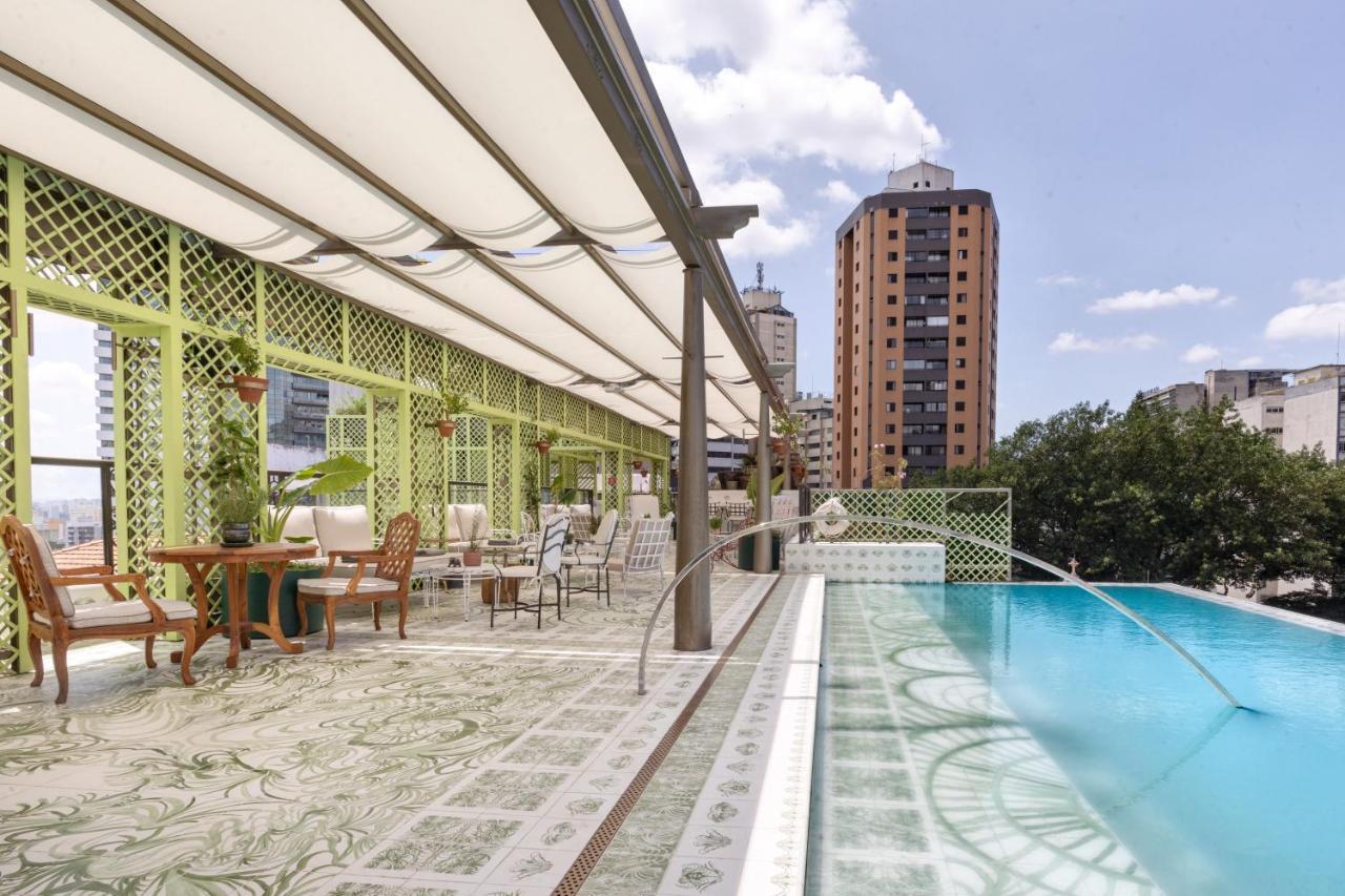 Rosewood Sao Paulo Hotel Exterior photo The rooftop pool at the hotel